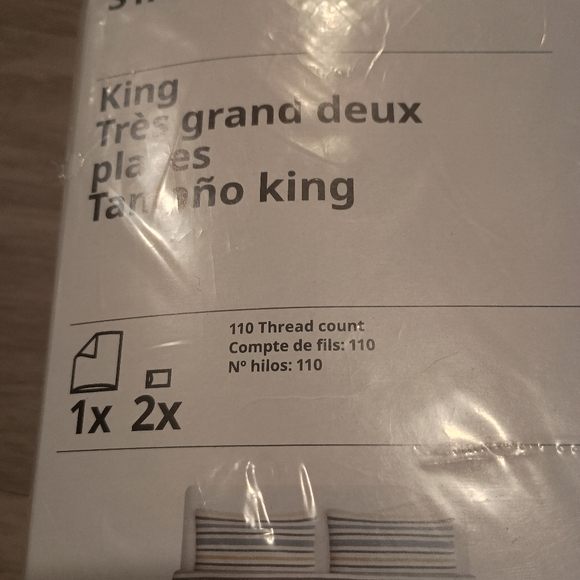 Striped King Duvet Set NEW - Picture 9 of 9